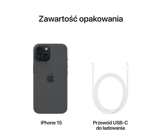 APPLE iPhone 15 128GB Czarny MTP03PX/A - 1179980 - zdjęcie 9